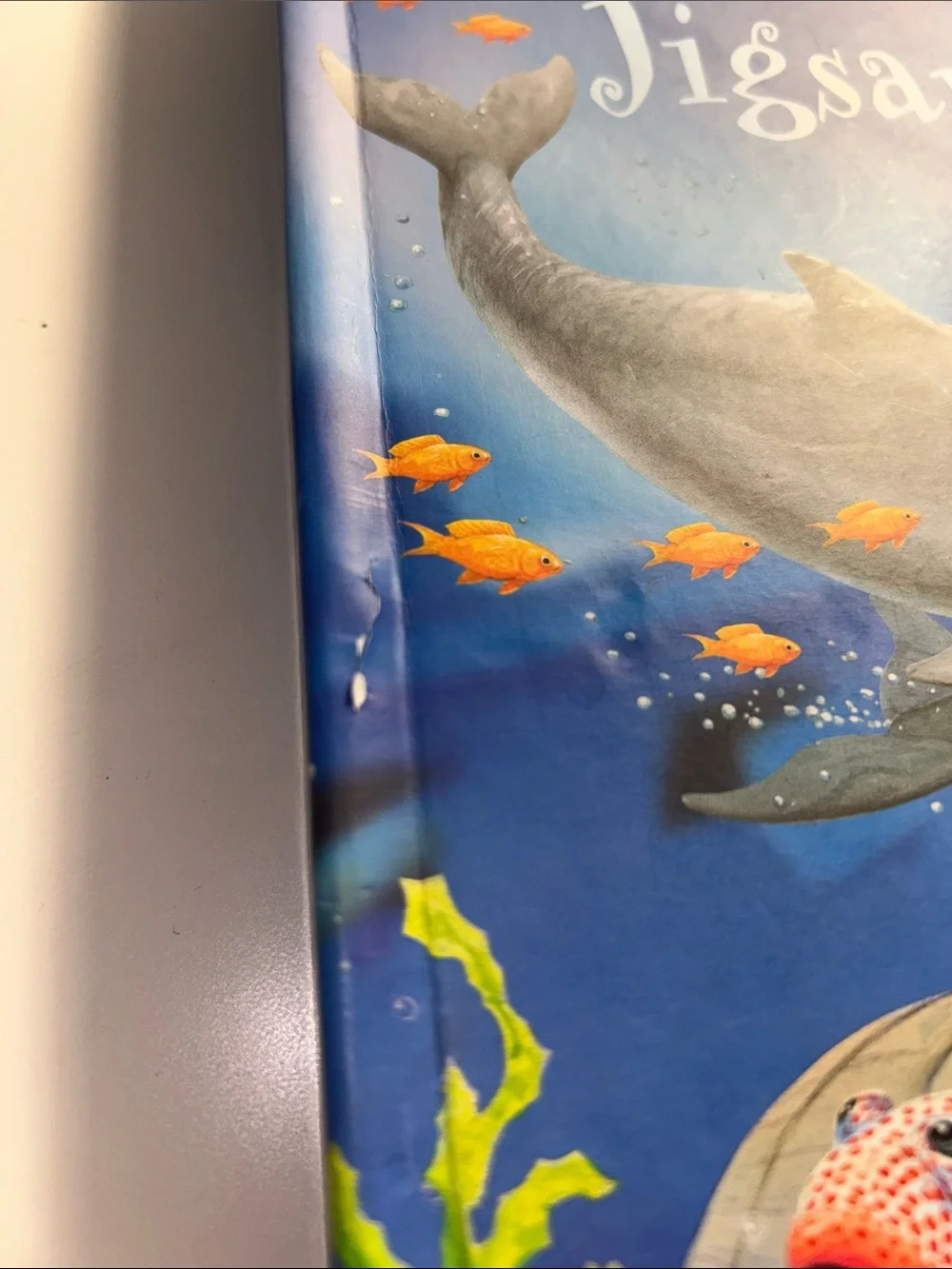 Usborne Under the Sea Jigsaw Large Board Book - Built in Puzzles
